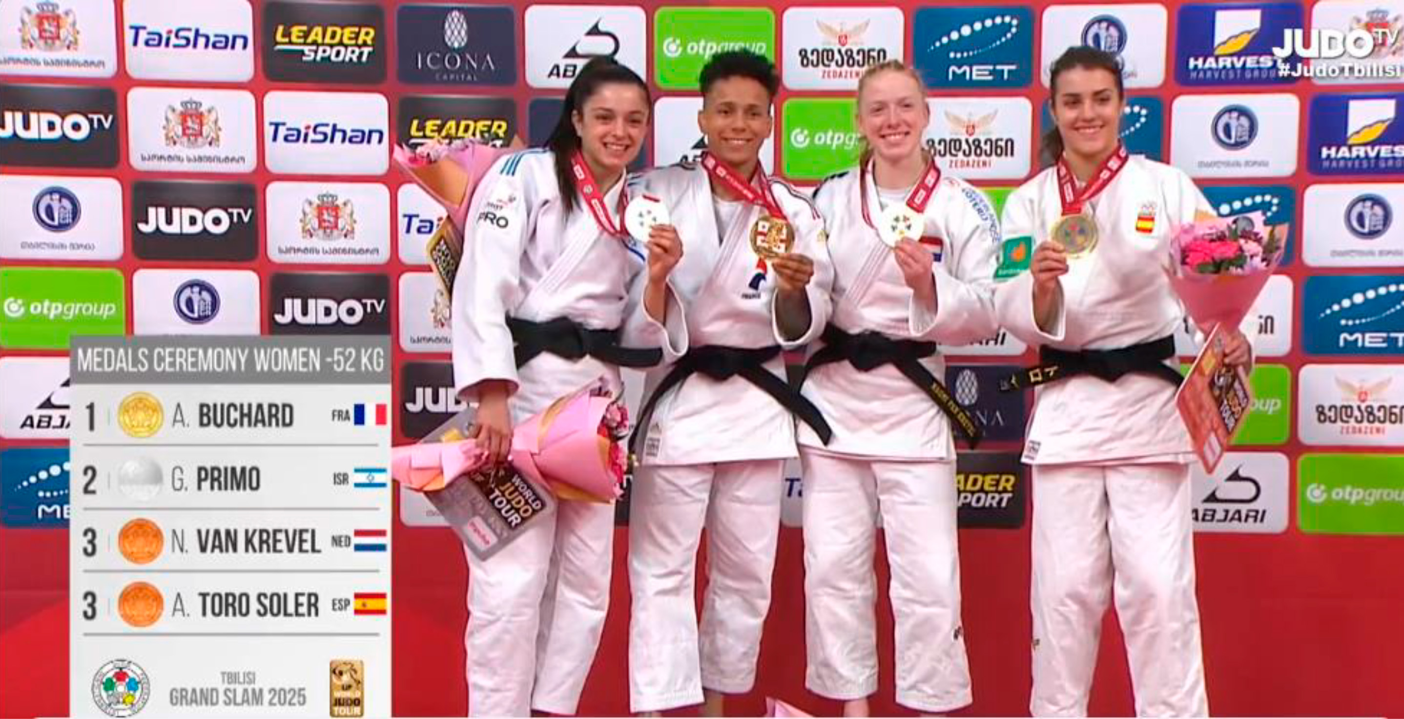 MEDALLA DE BRONCE para Ariane Toro en el Grand Slam de Tbilisi 22-03-25